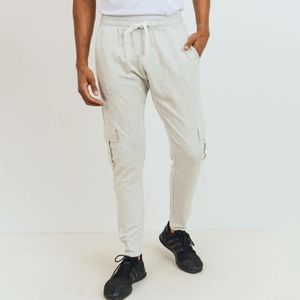 MEN - Cargo Brushed Sweatpants Hybrid